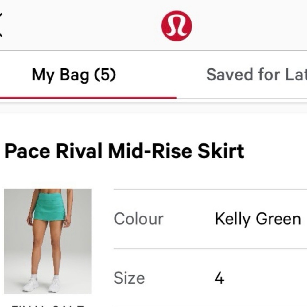 Pace Rival Mid Rise Skirt - Picture 4 of 4